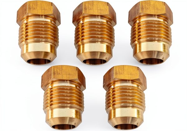 TL TOOLEGIN Brass Flare Tube Fittings 5 Piece Kit-0