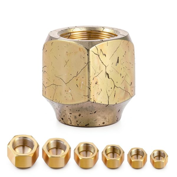 Gisafai Brass Flared Tube Fittings Caps Industrial Use-2