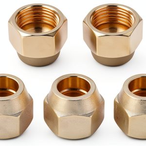 AIFORCE Brass Flare Nut Aerospace Grade Flared Tube Fittings-0