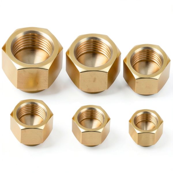 Gisafai Brass Flared Tube Fittings Caps Industrial Use-0