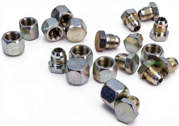 Fakojer Hydraulic Adapter Fitting Alloy Steel Zinc Plated-1