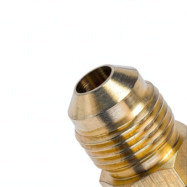 3/8 Inch Brass Flare Tube Fitting Wvapzwr Gold-4