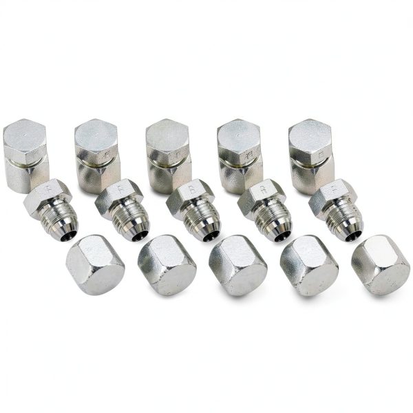 Stainless Steel JIC Tube Fitting Kit Disenparts Hydraulic-3