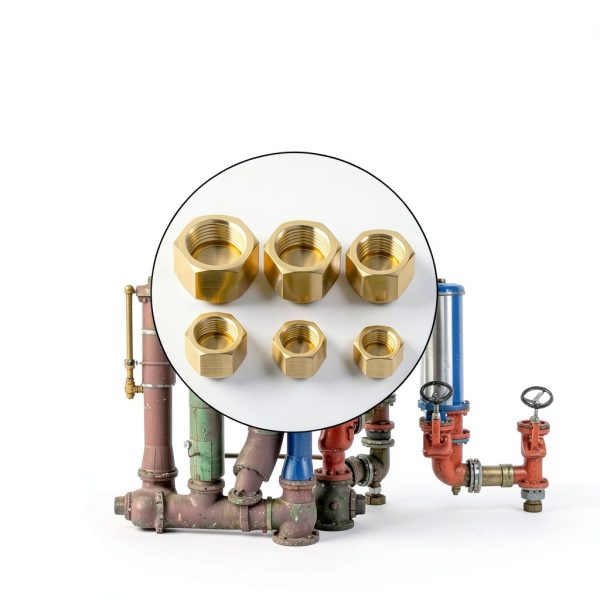 Gisafai Brass Flared Tube Fittings Caps Industrial Use-5