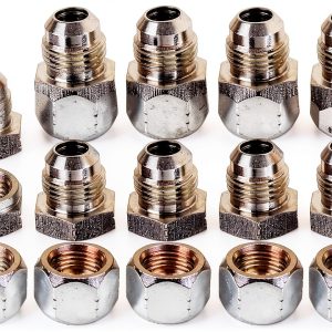 Fakojer Hydraulic Adapter Fitting Alloy Steel Zinc Plated-0