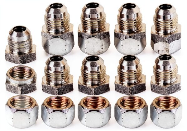 Fakojer Hydraulic Adapter Fitting Alloy Steel Zinc Plated-0