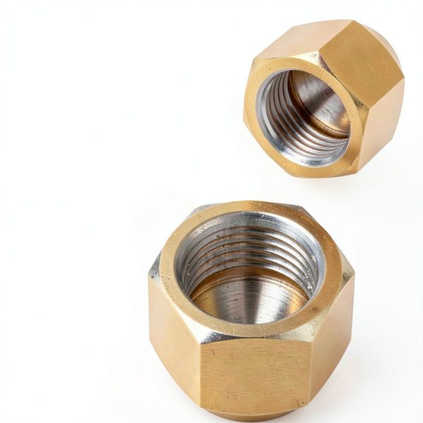 Gisafai Brass Flared Tube Fittings Caps Industrial Use-3