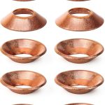 PATIKIL Copper Flare Gasket 15 Pack 14 Inch Tube Fitting-0