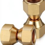 Xelsluthe Brass Flare Adapter Iron Union 1/4 Inch Fitting-0