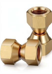 Xelsluthe Brass Flare Adapter Iron Union 1/4 Inch Fitting-0