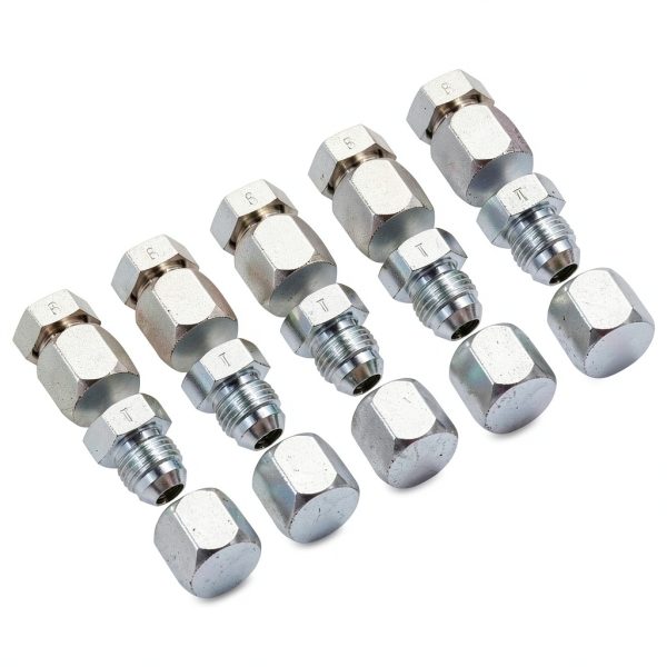 Stainless Steel JIC Tube Fitting Kit Disenparts Hydraulic-2