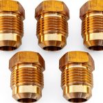 TL TOOLEGIN Brass Flare Tube Fittings 5 Piece Kit-0