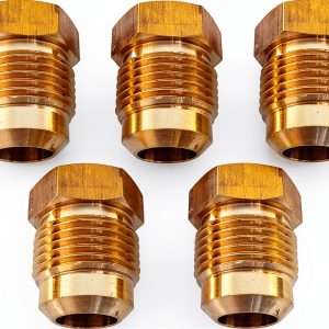 TL TOOLEGIN Brass Flare Tube Fittings 5 Piece Kit-0