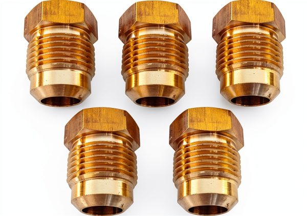TL TOOLEGIN Brass Flare Tube Fittings 5 Piece Kit-0