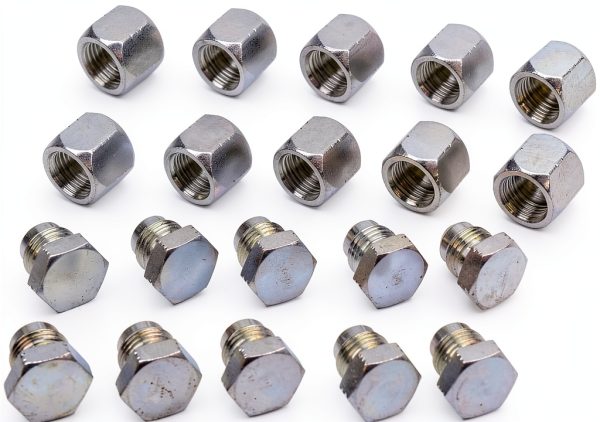 Fakojer Hydraulic Adapter Fitting Alloy Steel Zinc Plated-3
