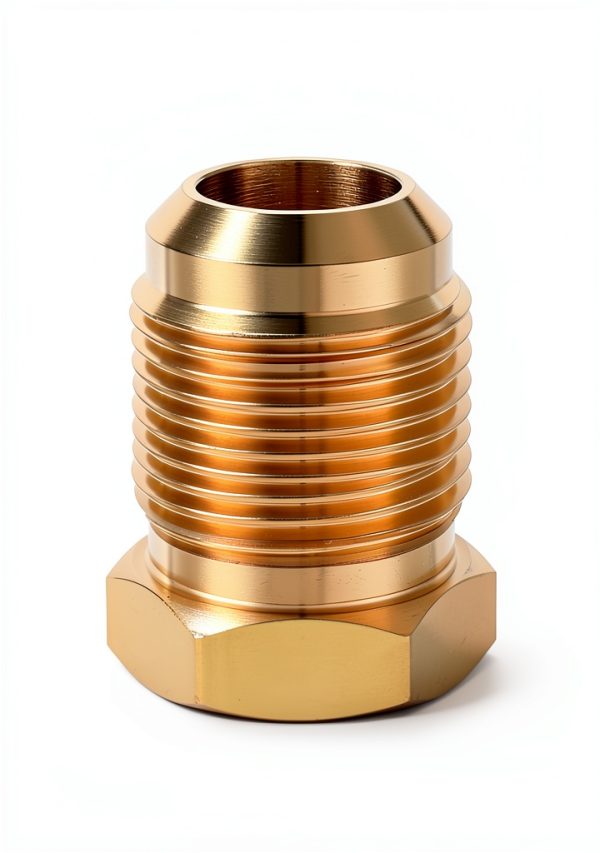 Brass Flare Tube Fitting MorningRo 45deg Gold-3