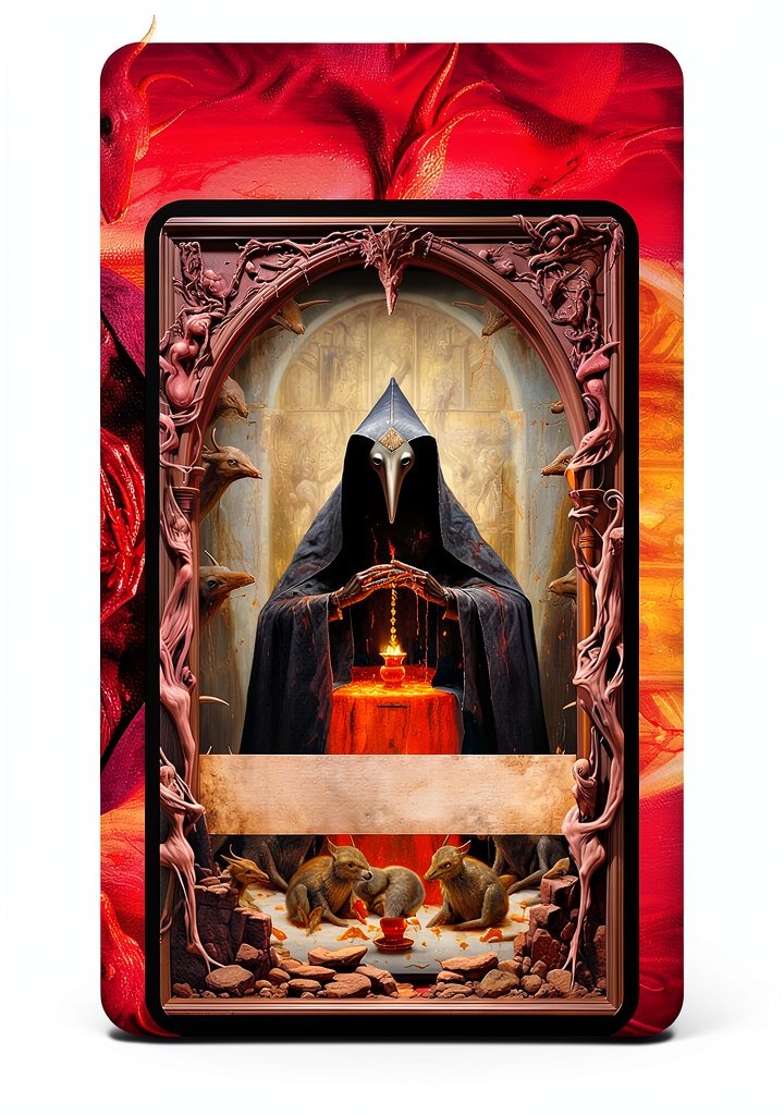 Reader studying tarot on a Kindle device