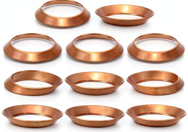 Copper Flare Gasket PATIKIL Flare Fitting 0.75-0