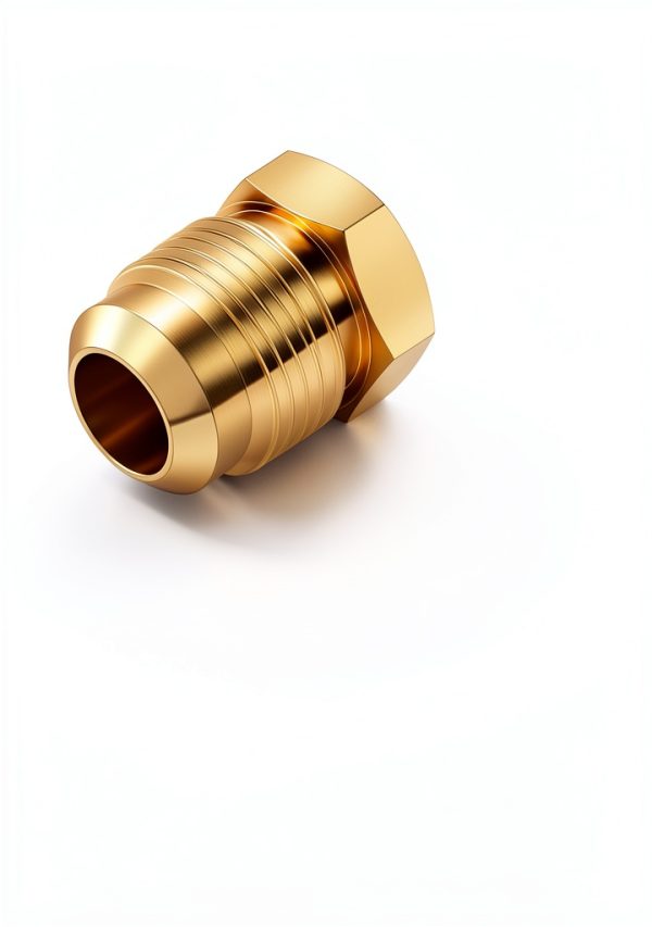 Brass Flare Tube Fitting MorningRo 45deg Gold-1