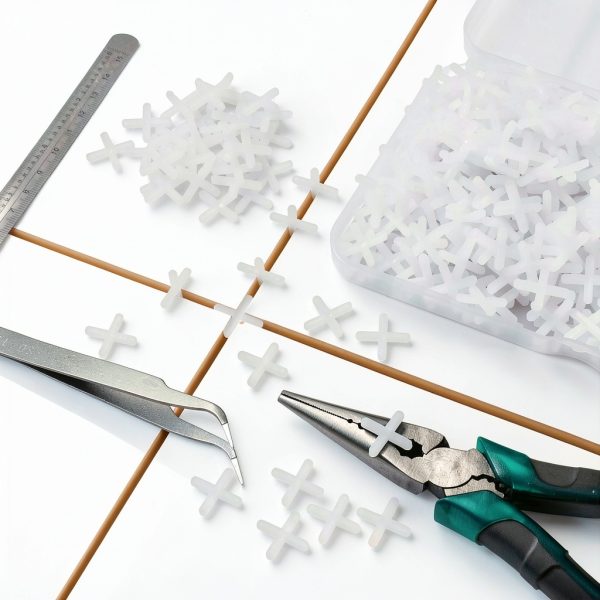 Tile Spacers 1/8" 3mm 1000pcs White Plastic by YTYKINOY Floor & Wall-4
