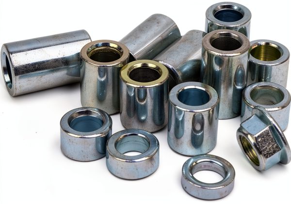 M12 Steel Spacer Sleeve Bushings by Minho – 13pcs, 1/2" ID x 3/4" OD-0