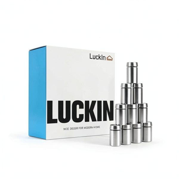 Standoff Screws 20-Pack 1in x 1in Silver Stainless Steel by LuckIn-3